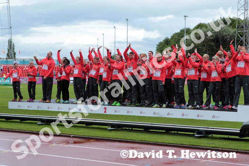 Germany  finished in 2nd place in the European Athletics Team Championships.